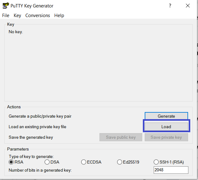putty key genrator