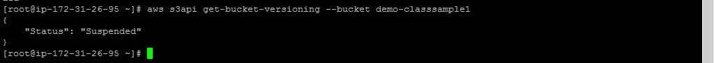 Command to view s3 bucket versioning 12