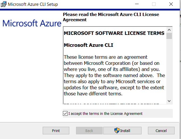accept license agreement and click on install 3