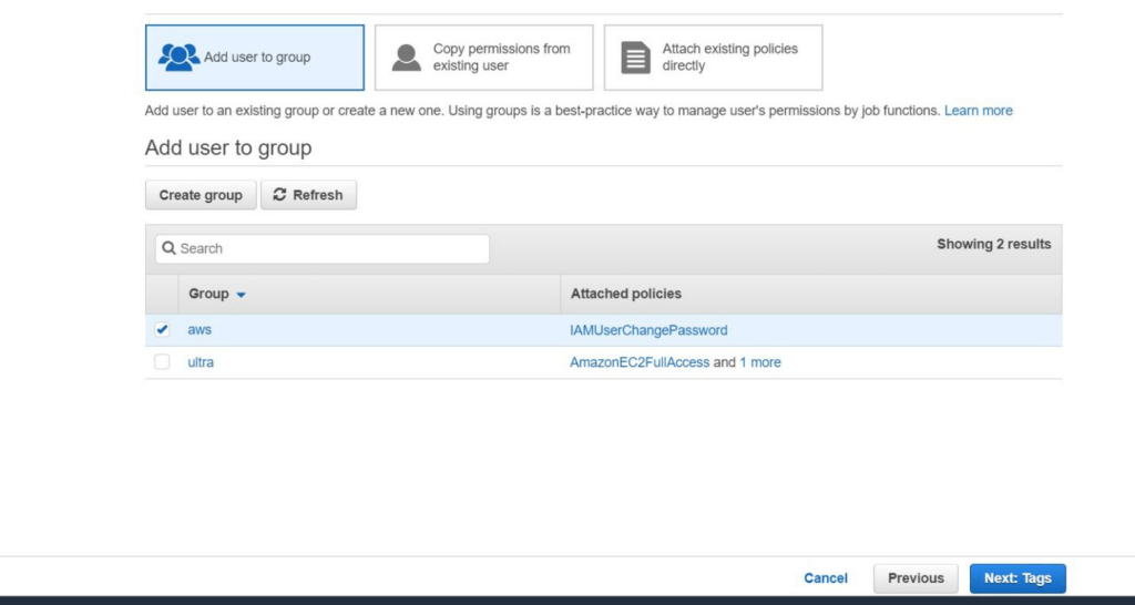 add user in group 5