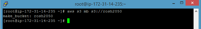 create s3 bucket using command line 4