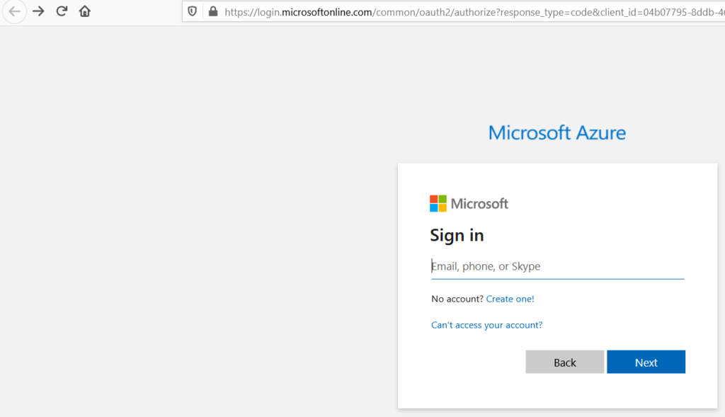 login to azure using browser 9