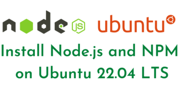 install Node.js on Ubuntu 22.04 LTS