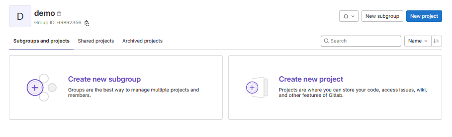 group created