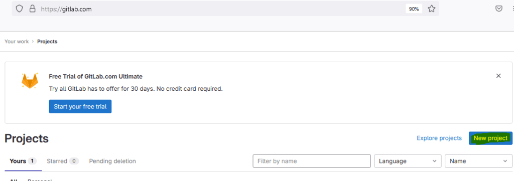 How to Create a New Project in GitLab [2 Steps] 5