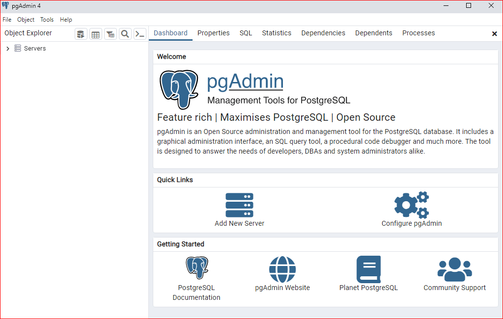 pgadmin