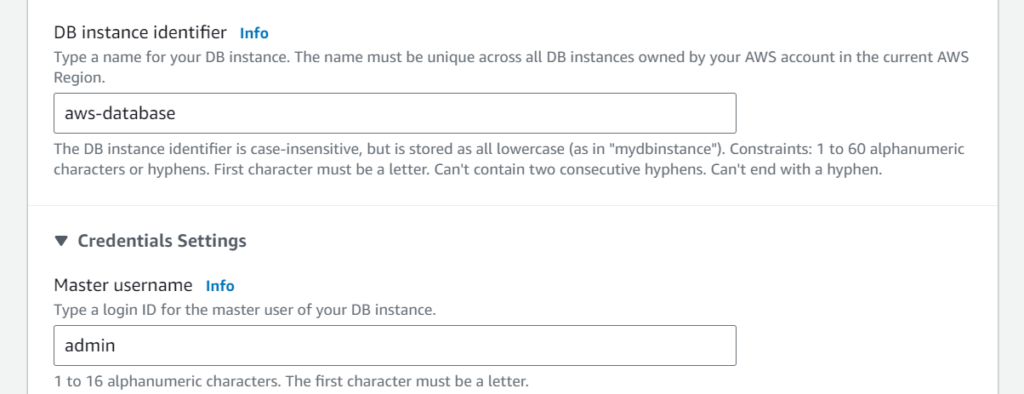 username