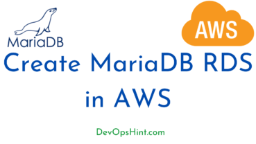 Create MariaDB RDS in AWS