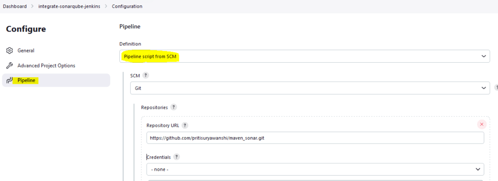 pipeline scm