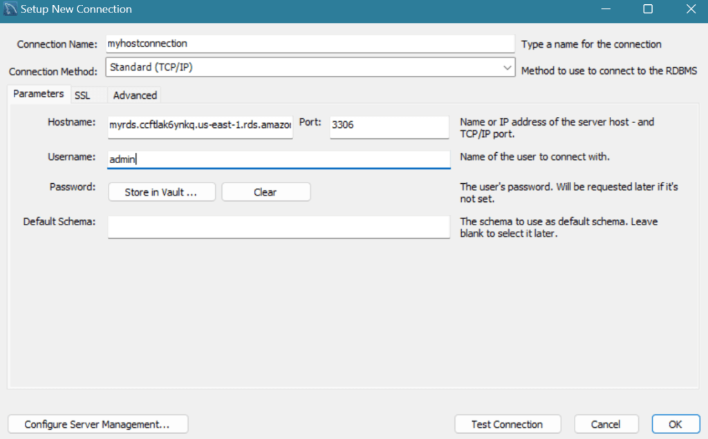 mysql conn 1 1