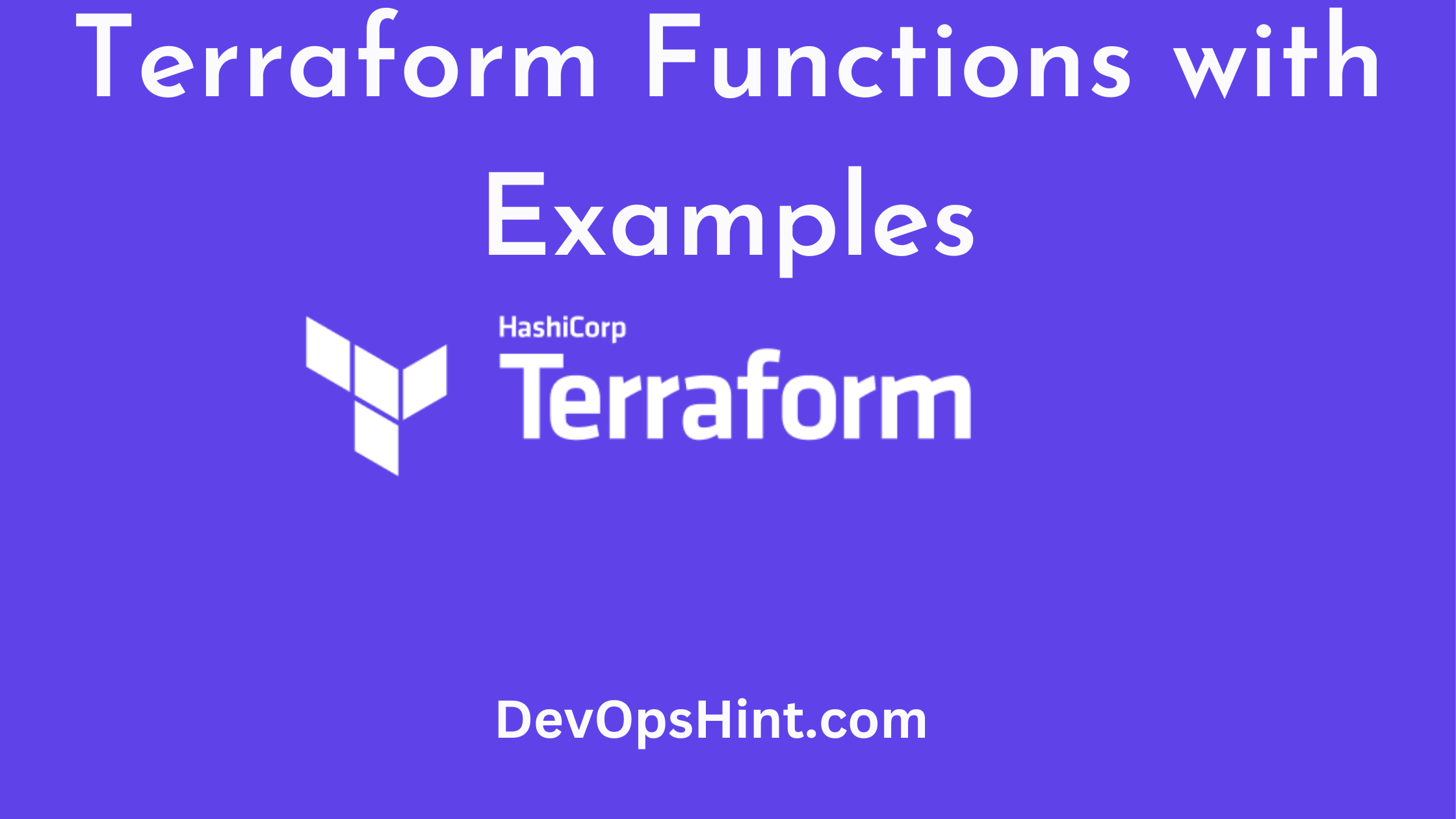 Terraform Functions with Examples