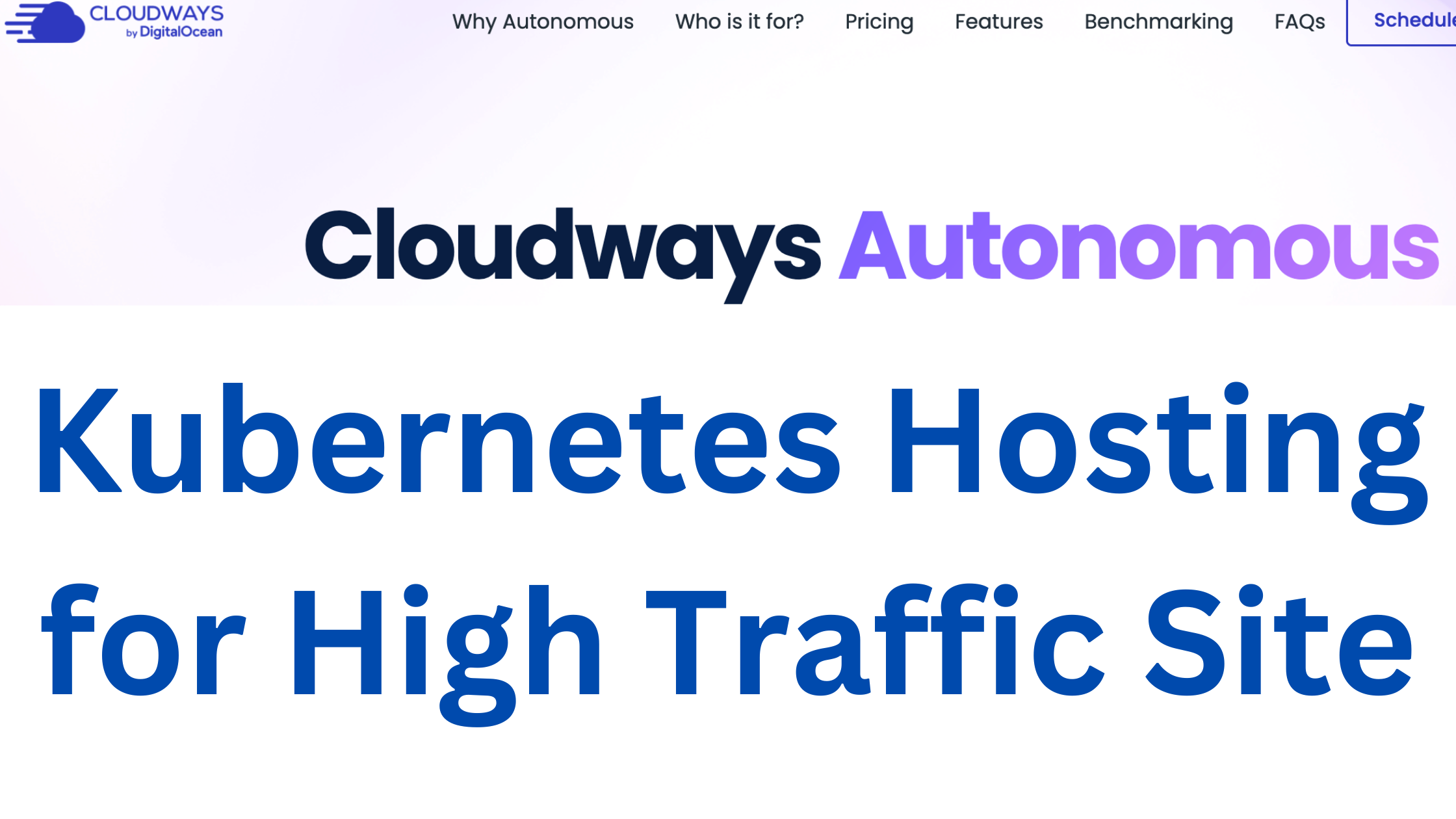 Cloudways Autonomous