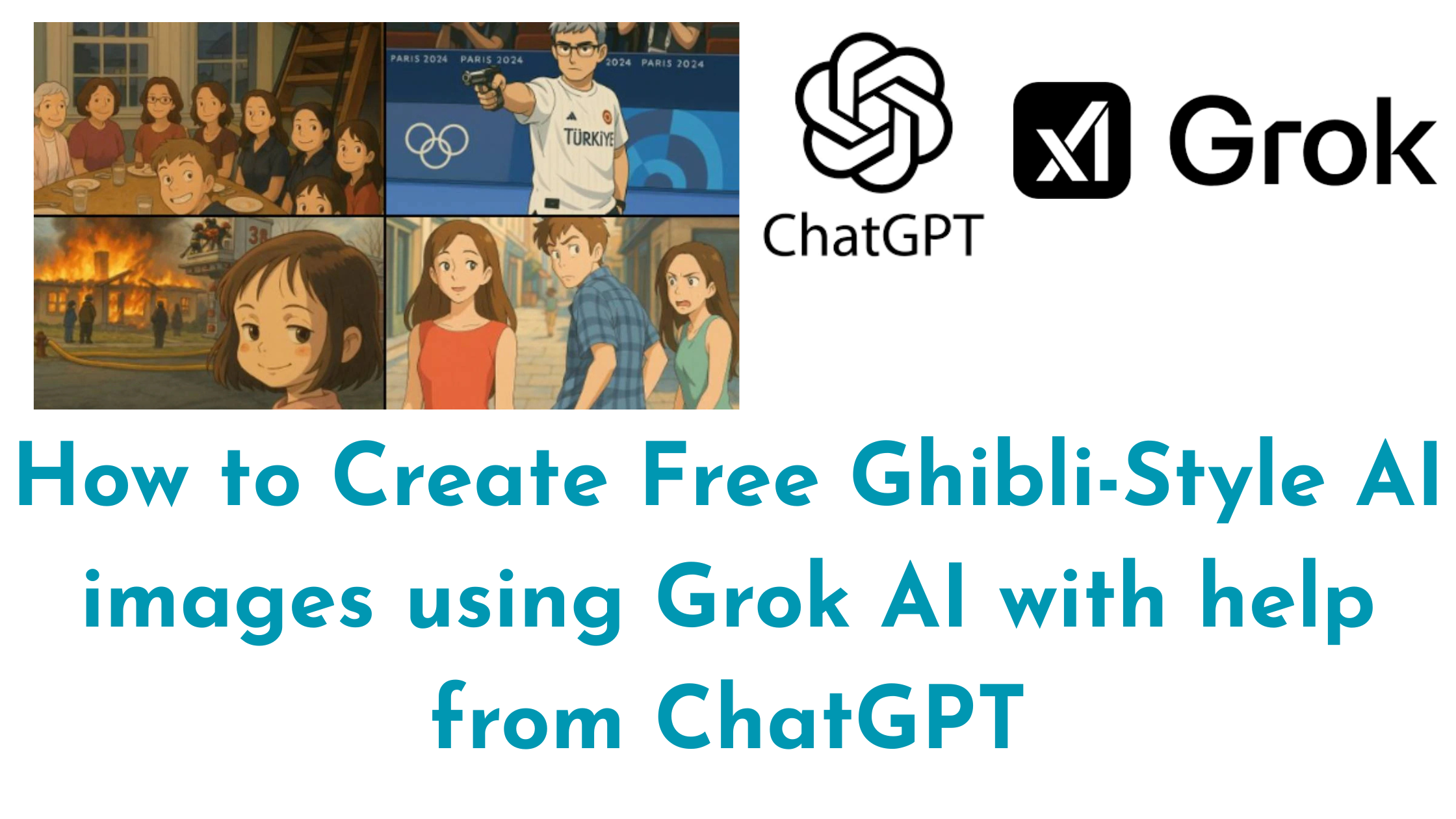 How to Create Free Ghibli-Style AI images using Grok AI with help from ChatGPT