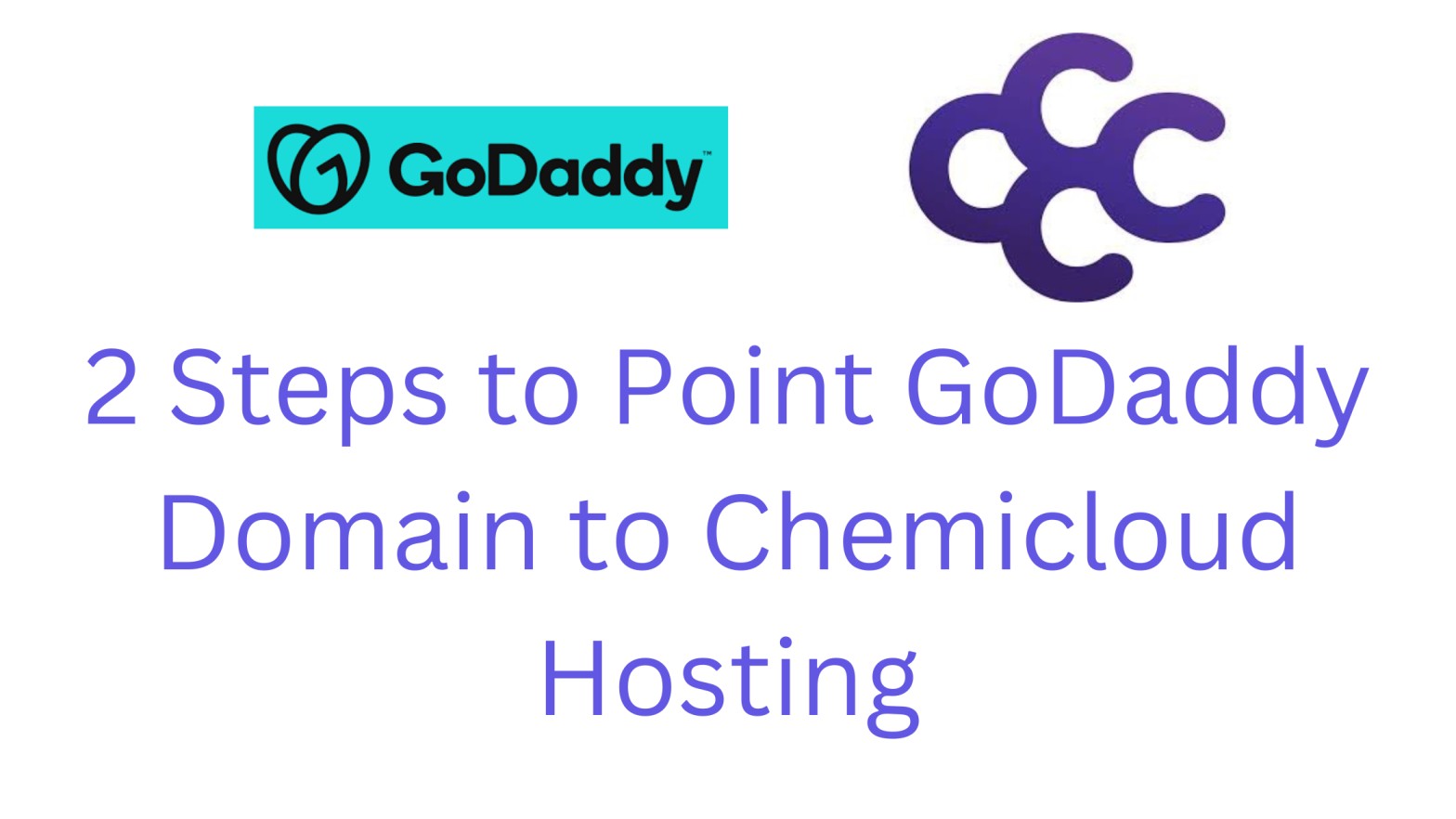 2 steps to point godaddy domain to chemicloud hosting